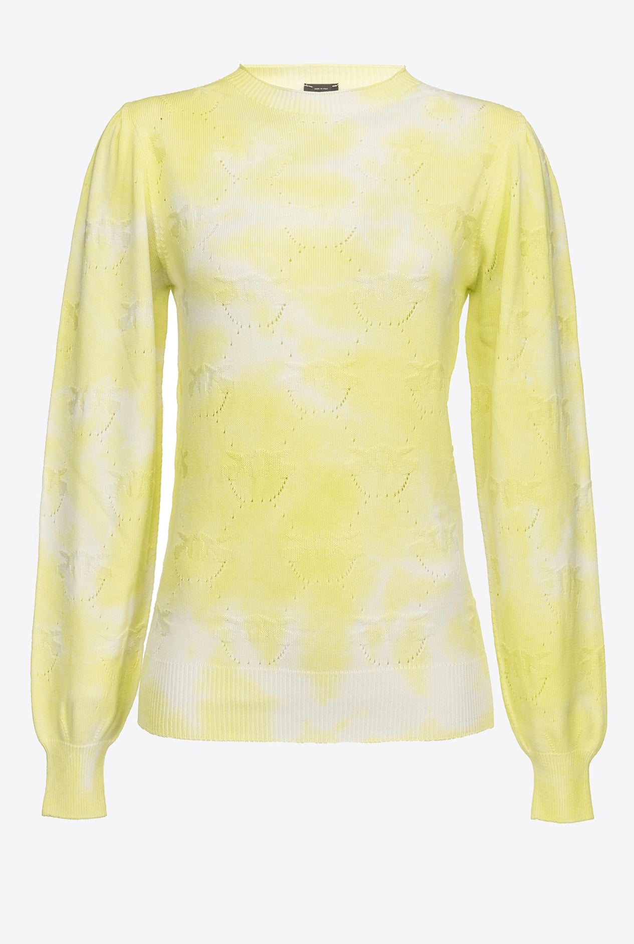 Maglia PINKO LIMPIAS BIANCO/LIME