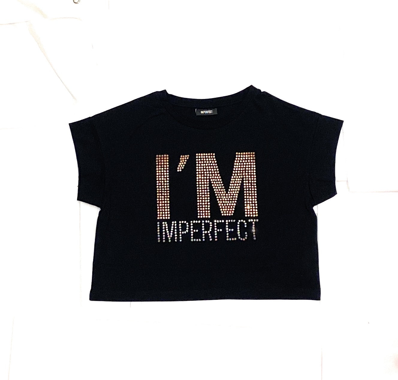 T-shirt IMPERFECT IW21S17tg BLACK